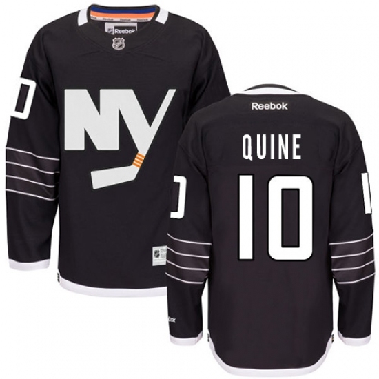 Youth Reebok New York Islanders #10 Alan Quine Authentic Black Third NHL Jersey Youth Reebok New York Islanders #10 Alan Quine Authentic Black Third NHL Jersey