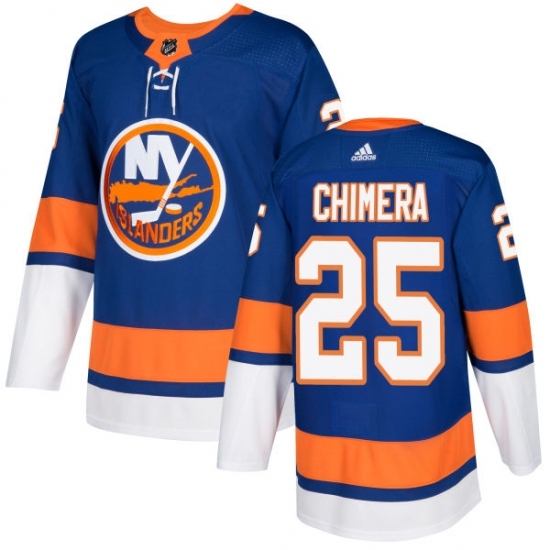 Youth Adidas New York Islanders #25 Jason Chimera Authentic Royal Blue Home NHL Jersey Youth Adidas New York Islanders #25 Jason Chimera Authentic Royal Blue Home NHL Jersey