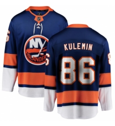 Men's New York Islanders #86 Nikolay Kulemin Fanatics Branded Royal Blue Home Breakaway NHL Jersey