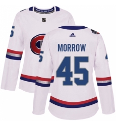 Women's Adidas Montreal Canadiens #45 Joe Morrow Authentic White 2017 100 Classic NHL Jersey Women's Adidas Montreal Canadiens #45 Joe Morrow Authentic White 2017 100 Classic NHL Jersey