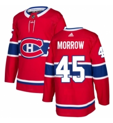 Youth Adidas Montreal Canadiens #45 Joe Morrow Authentic Red Home NHL Jersey Youth Adidas Montreal Canadiens #45 Joe Morrow Authentic Red Home NHL Jersey