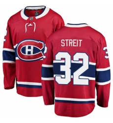 Men's Montreal Canadiens #32 Mark Streit Authentic Red Home Fanatics Branded Breakaway NHL Jersey Men's Montreal Canadiens #32 Mark Streit Authentic Red Home Fanatics Branded Breakaway NHL Jersey