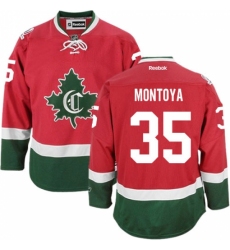 Youth Reebok Montreal Canadiens #35 Al Montoya Authentic Red New CD NHL Jersey