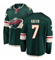 Youth Minnesota Wild #7 Matt Cullen Authentic Green Home Fanatics Branded Breakaway NHL Jersey Youth Minnesota Wild #7 Matt Cullen Authentic Green Home Fanatics Branded Breakaway NHL Jersey