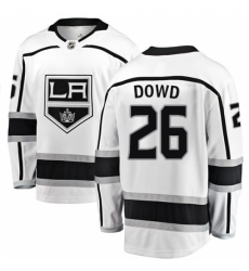 Men's Los Angeles Kings #26 Nic Dowd Authentic White Away Fanatics Branded Breakaway NHL Jersey