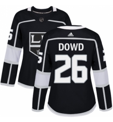 Women's Adidas Los Angeles Kings #26 Nic Dowd Authentic Black Home NHL Jersey