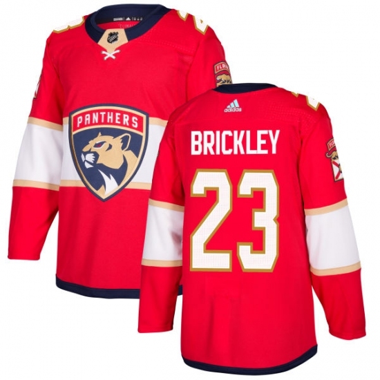 Youth Adidas Florida Panthers #23 Connor Brickley Authentic Red Home NHL Jersey Youth Adidas Florida Panthers #23 Connor Brickley Authentic Red Home NHL Jersey