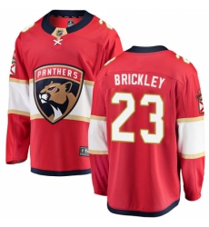 Youth Florida Panthers #23 Connor Brickley Fanatics Branded Red Home Breakaway NHL Jersey