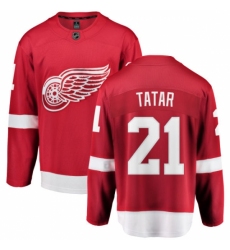 Men's Detroit Red Wings #21 Tomas Tatar Fanatics Branded Red Home Breakaway NHL Jersey