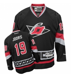 Youth Reebok Carolina Hurricanes #19 Josh Jooris Authentic Black Third NHL Jersey