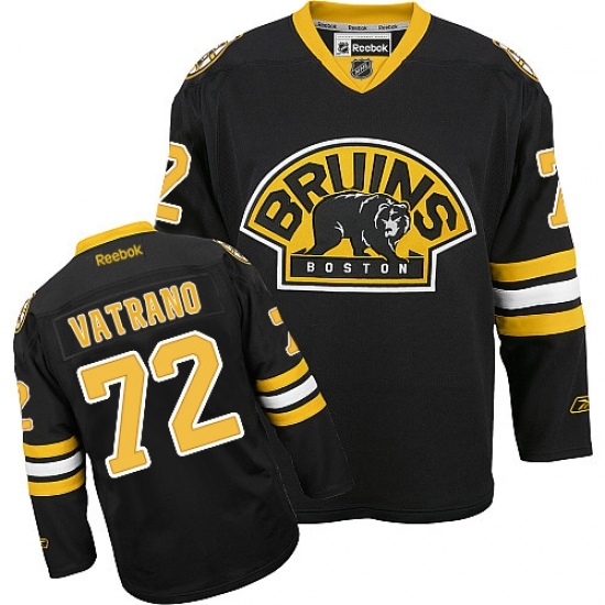 Women's Reebok Boston Bruins #72 Frank Vatrano Premier Black Third NHL Jersey Women's Reebok Boston Bruins #72 Frank Vatrano Premier Black Third NHL Jersey