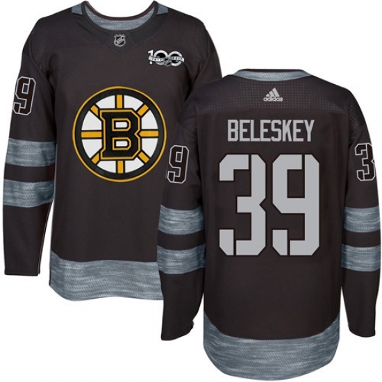 Men's Adidas Boston Bruins #39 Matt Beleskey Premier Black 1917-2017 100th Anniversary NHL Jersey Men's Adidas Boston Bruins #39 Matt Beleskey Premier Black 1917-2017 100th Anniversary NHL Jersey