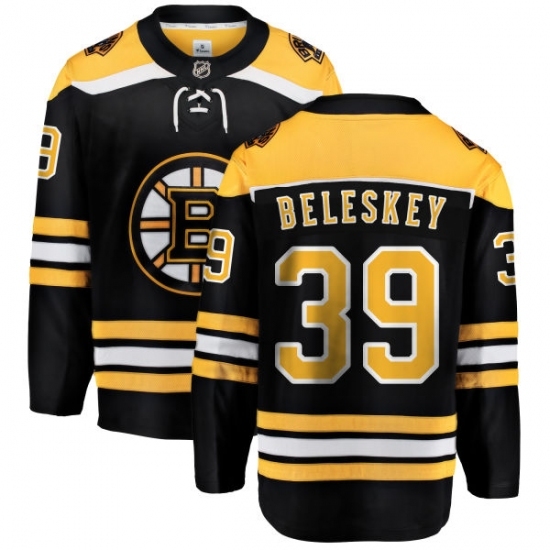 Men's Boston Bruins #39 Matt Beleskey Authentic Black Home Fanatics Branded Breakaway NHL Jersey Men's Boston Bruins #39 Matt Beleskey Authentic Black Home Fanatics Branded Breakaway NHL Jersey