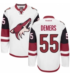 Youth Reebok Arizona Coyotes #55 Jason Demers Authentic White Away NHL Jersey Youth Reebok Arizona Coyotes #55 Jason Demers Authentic White Away NHL Jersey