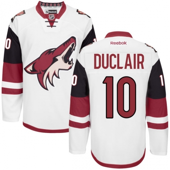 Youth Reebok Arizona Coyotes #10 Anthony Duclair Authentic White Away NHL Jersey Youth Reebok Arizona Coyotes #10 Anthony Duclair Authentic White Away NHL Jersey