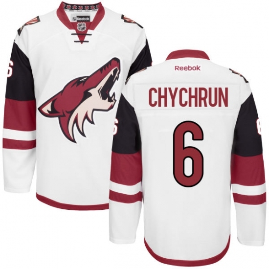 Women's Reebok Arizona Coyotes #6 Jakob Chychrun Authentic White Away NHL Jersey Women's Reebok Arizona Coyotes #6 Jakob Chychrun Authentic White Away NHL Jersey