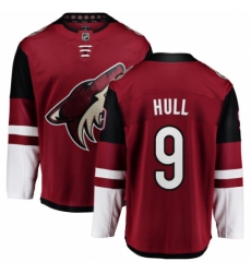 Youth Arizona Coyotes #9 Bobby Hull Fanatics Branded Burgundy Red Home Breakaway NHL Jersey