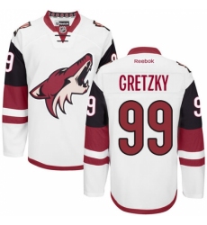 Men's Reebok Arizona Coyotes #99 Wayne Gretzky Authentic White Away NHL Jersey