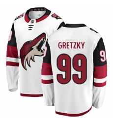 Youth Arizona Coyotes #99 Wayne Gretzky Fanatics Branded White Away Breakaway NHL Jersey