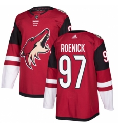 Men's Adidas Arizona Coyotes #97 Jeremy Roenick Authentic Burgundy Red Home NHL Jersey