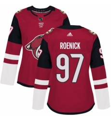 Women's Adidas Arizona Coyotes #97 Jeremy Roenick Premier Burgundy Red Home NHL Jersey