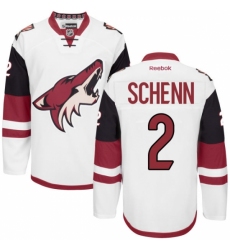 Women's Reebok Arizona Coyotes #2 Luke Schenn Authentic White Away NHL Jersey Women's Reebok Arizona Coyotes #2 Luke Schenn Authentic White Away NHL Jersey