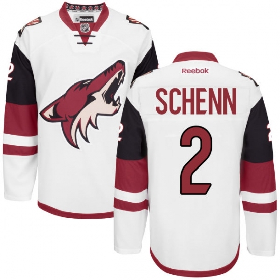 Women's Reebok Arizona Coyotes #2 Luke Schenn Authentic White Away NHL Jersey Women's Reebok Arizona Coyotes #2 Luke Schenn Authentic White Away NHL Jersey