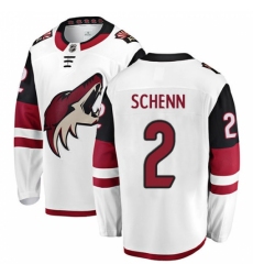 Youth Arizona Coyotes #2 Luke Schenn Fanatics Branded White Away Breakaway NHL Jersey Youth Arizona Coyotes #2 Luke Schenn Fanatics Branded White Away Breakaway NHL Jersey