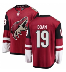 Men's Arizona Coyotes #19 Shane Doan Fanatics Branded Burgundy Red Home Breakaway NHL Jersey