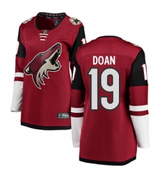 Women's Arizona Coyotes #19 Shane Doan Fanatics Branded Burgundy Red Home Breakaway NHL Jersey