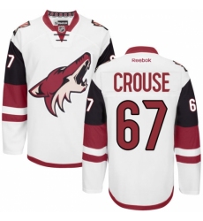 Men's Reebok Arizona Coyotes #67 Lawson Crouse Authentic White Away NHL Jersey