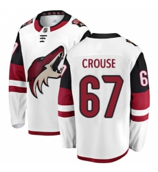 Youth Arizona Coyotes #67 Lawson Crouse Fanatics Branded White Away Breakaway NHL Jersey