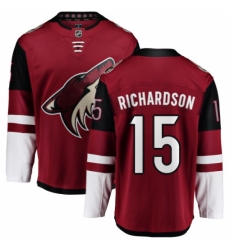 Youth Arizona Coyotes #15 Brad Richardson Fanatics Branded Burgundy Red Home Breakaway NHL Jersey