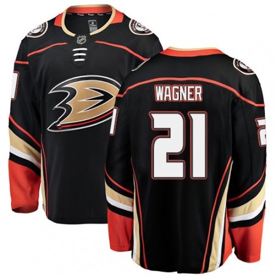 Youth Anaheim Ducks #21 Chris Wagner Fanatics Branded Black Home Breakaway NHL Jersey Youth Anaheim Ducks #21 Chris Wagner Fanatics Branded Black Home Breakaway NHL Jersey