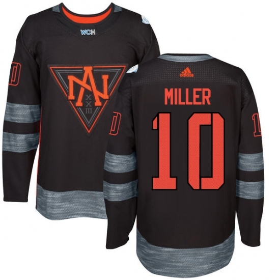 Youth Adidas Team North America #10 J. T. Miller Premier Black Away 2016 World Cup of Hockey Jersey Youth Adidas Team North America #10 J. T. Miller Premier Black Away 2016 World Cup of Hockey Jersey