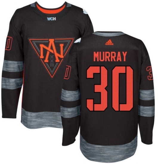 Men's Adidas Team North America #30 Matt Murray Authentic Black Away 2016 World Cup of Hockey Jersey Men's Adidas Team North America #30 Matt Murray Authentic Black Away 2016 World Cup of Hockey Jersey