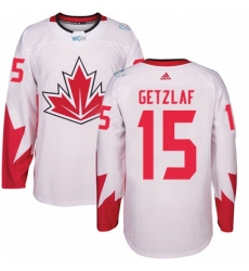 Youth Adidas Team Canada #15 Ryan Getzlaf Authentic White Home 2016 World Cup Ice Hockey Jersey Youth Adidas Team Canada #15 Ryan Getzlaf Authentic White Home 2016 World Cup Ice Hockey Jersey