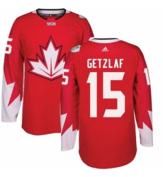 Youth Adidas Team Canada #15 Ryan Getzlaf Premier Red Away 2016 World Cup Ice Hockey Jersey Youth Adidas Team Canada #15 Ryan Getzlaf Premier Red Away 2016 World Cup Ice Hockey Jersey