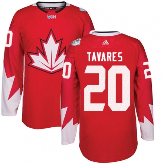 Youth Adidas Team Canada #20 John Tavares Authentic Red Away 2016 World Cup Ice Hockey Jersey Youth Adidas Team Canada #20 John Tavares Authentic Red Away 2016 World Cup Ice Hockey Jersey
