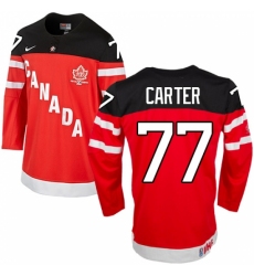 Men's Nike Team Canada #77 Jeff Carter Premier Red 100th Anniversary Olympic Hockey Jersey Men's Nike Team Canada #77 Jeff Carter Premier Red 100th Anniversary Olympic Hockey Jersey