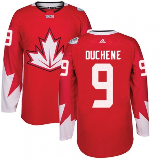 Youth Adidas Team Canada #9 Matt Duchene Authentic Red Away 2016 World Cup Ice Hockey Jersey Youth Adidas Team Canada #9 Matt Duchene Authentic Red Away 2016 World Cup Ice Hockey Jersey