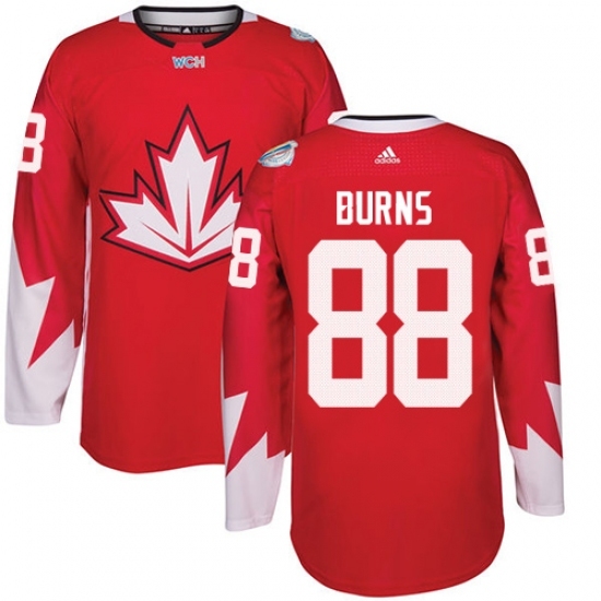 Youth Adidas Team Canada #88 Brent Burns Premier Red Away 2016 World Cup Ice Hockey Jersey Youth Adidas Team Canada #88 Brent Burns Premier Red Away 2016 World Cup Ice Hockey Jersey