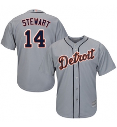 Men's Detroit Tigers #14 Christin Stewart Grey New Cool Base Stitched MLB Jersey