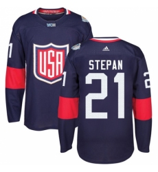 Youth Adidas Team USA #21 Derek Stepan Authentic Navy Blue Away 2016 World Cup Ice Hockey Jersey Youth Adidas Team USA #21 Derek Stepan Authentic Navy Blue Away 2016 World Cup Ice Hockey Jersey
