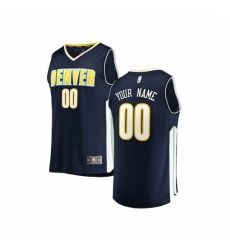 Youth Denver Nuggets Fanatics Branded Navy Fast Break Custom Replica Jersey - Icon Edition