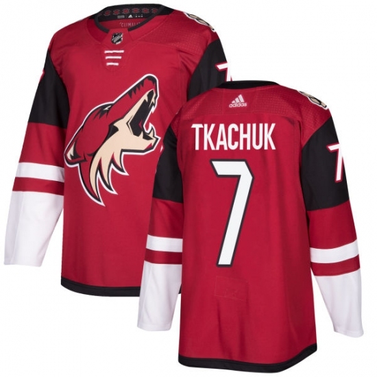 Men's Adidas Arizona Coyotes #7 Keith Tkachuk Authentic Burgundy Red Home NHL Jersey Men's Adidas Arizona Coyotes #7 Keith Tkachuk Authentic Burgundy Red Home NHL Jersey