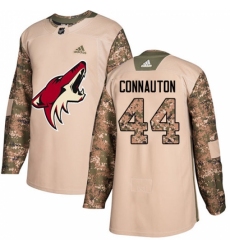 Men's Adidas Arizona Coyotes #44 Kevin Connauton Authentic Camo Veterans Day Practice NHL Jersey