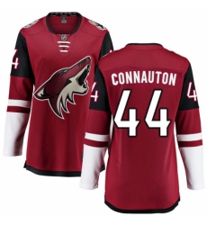 Women's Arizona Coyotes #44 Kevin Connauton Fanatics Branded Burgundy Red Home Breakaway NHL Jersey