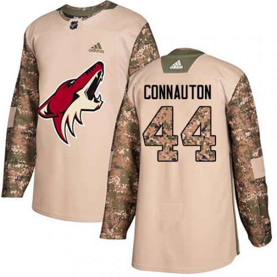 Youth Adidas Arizona Coyotes #44 Kevin Connauton Authentic Camo Veterans Day Practice NHL Jersey Youth Adidas Arizona Coyotes #44 Kevin Connauton Authentic Camo Veterans Day Practice NHL Jersey