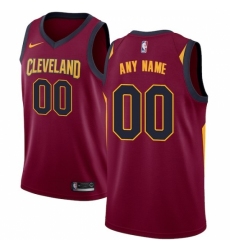 Men's Cleveland Cavaliers Nike Maroon Swingman Custom Jersey - Icon Edition